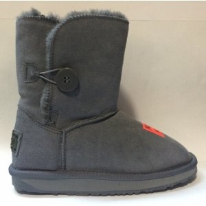 УГГИ серые мужские с пуговицей