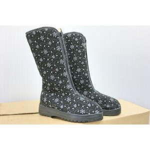 Сапоги женские суконные снежинка