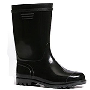 Сапоги полурабочие черные