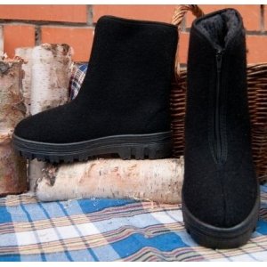 Суконные Ботинки на высокой подошве